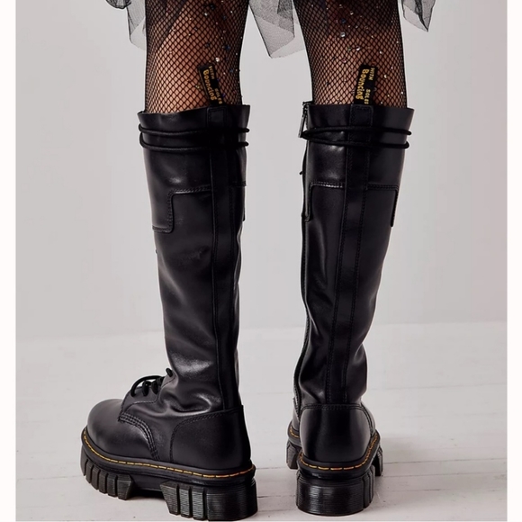 Dr Martens  audrick tall boots size 8 black - Picture 4 of 12